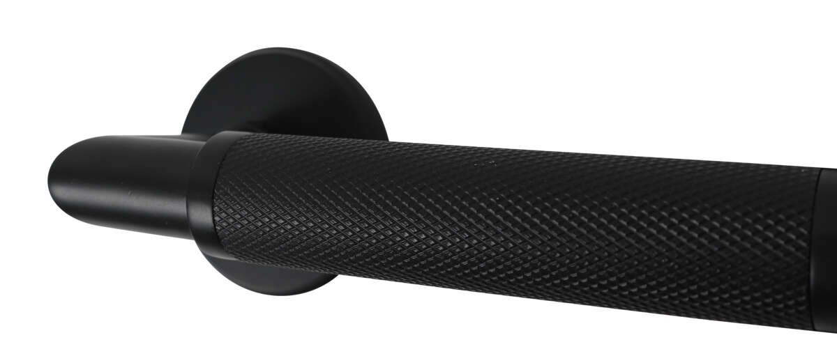 HOME It® dørhåndtak riflet L-grep, 19 mm