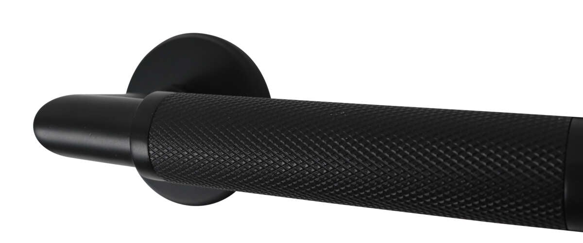 HOME It® dørhåndtak riflet L-grep, 19 mm