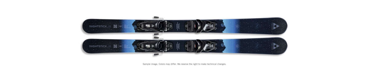 Fischer Nightstick JR +FS 7 CA JRS twin-tip ski junior 26