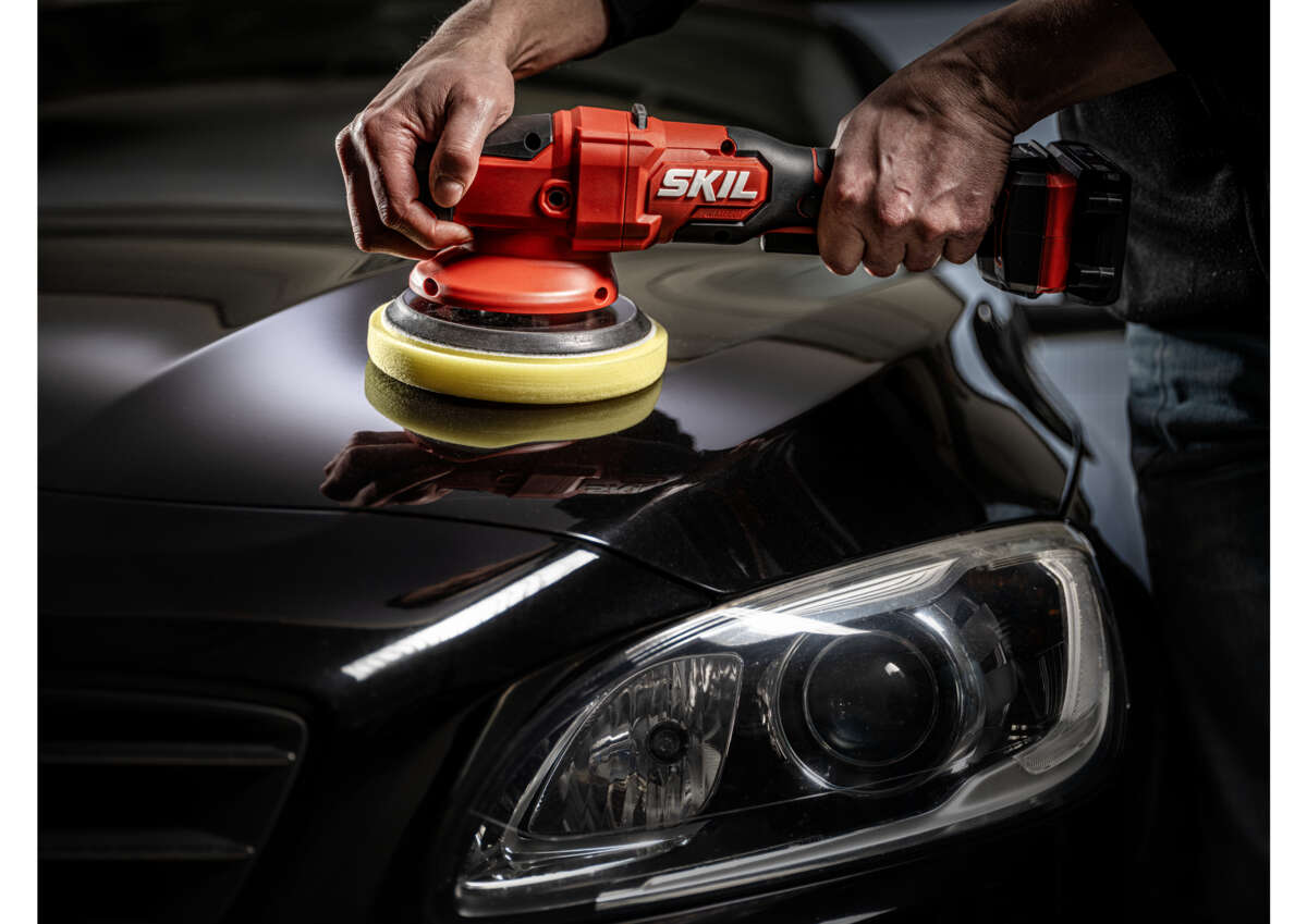 Skil 3790 CA dobbeltvirkende polermaskin u/batteri