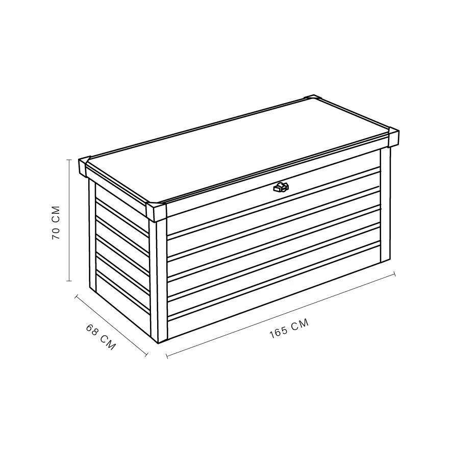 Vari aluminium putekasse