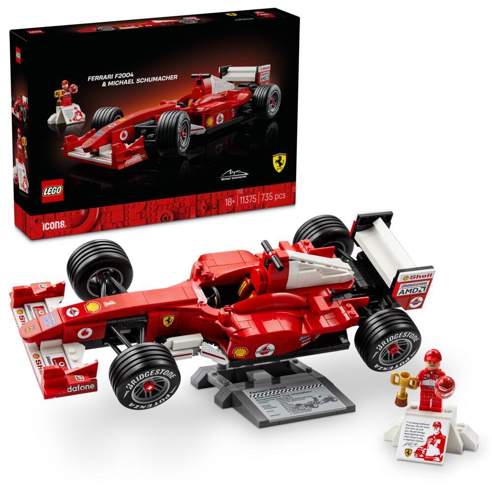 LEGO® Icons Ferrari F2004 og Michael Schumacher 11375