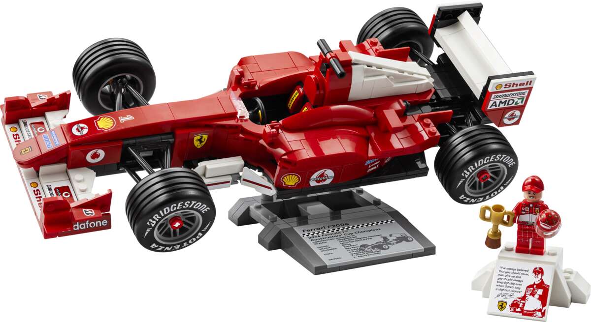 LEGO® Icons Ferrari F2004 og Michael Schumacher 11375