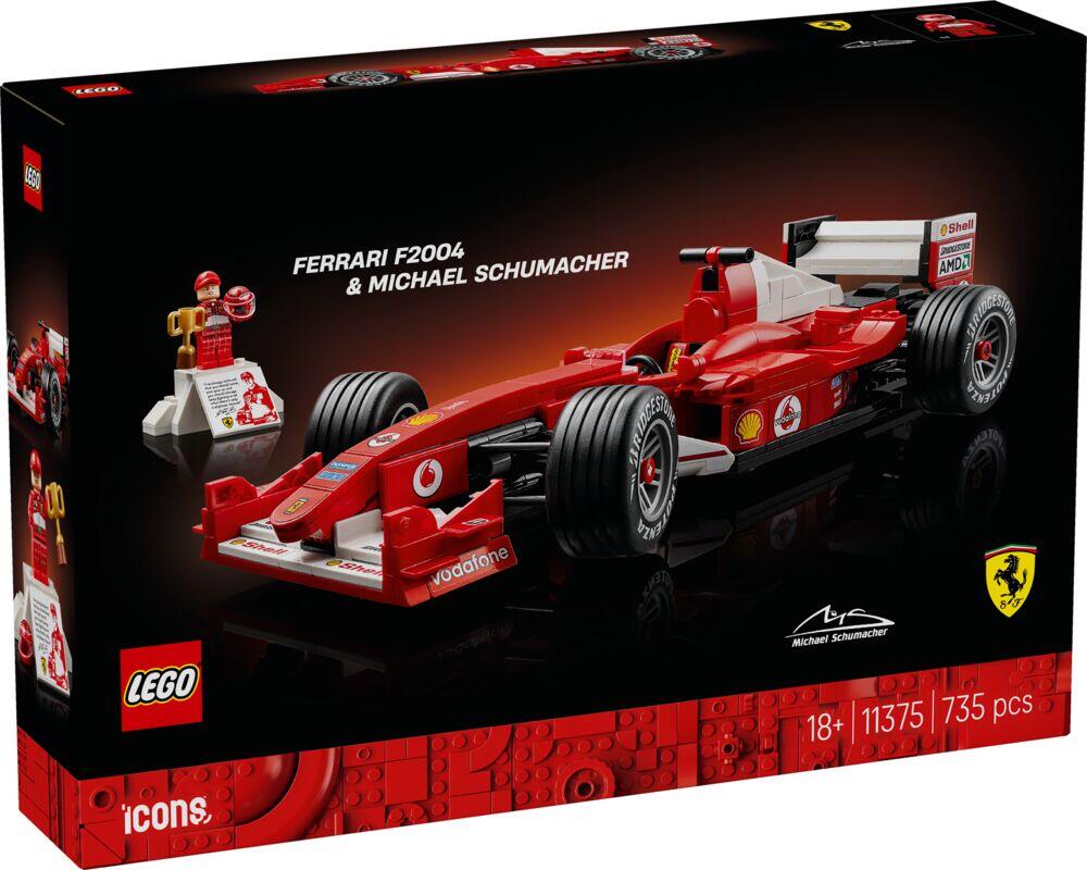 LEGO® Icons Ferrari F2004 og Michael Schumacher 11375