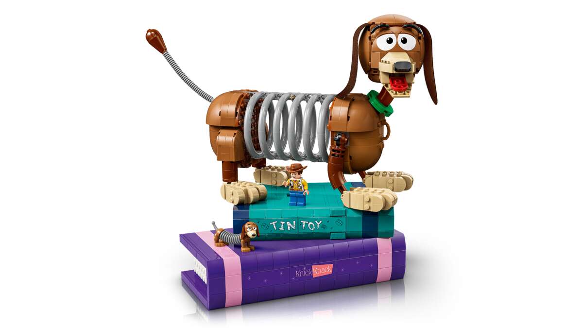 LEGO® ǀ Disney og Pixar Bokstøtter av Slinky Dog fra Toy Story 43301