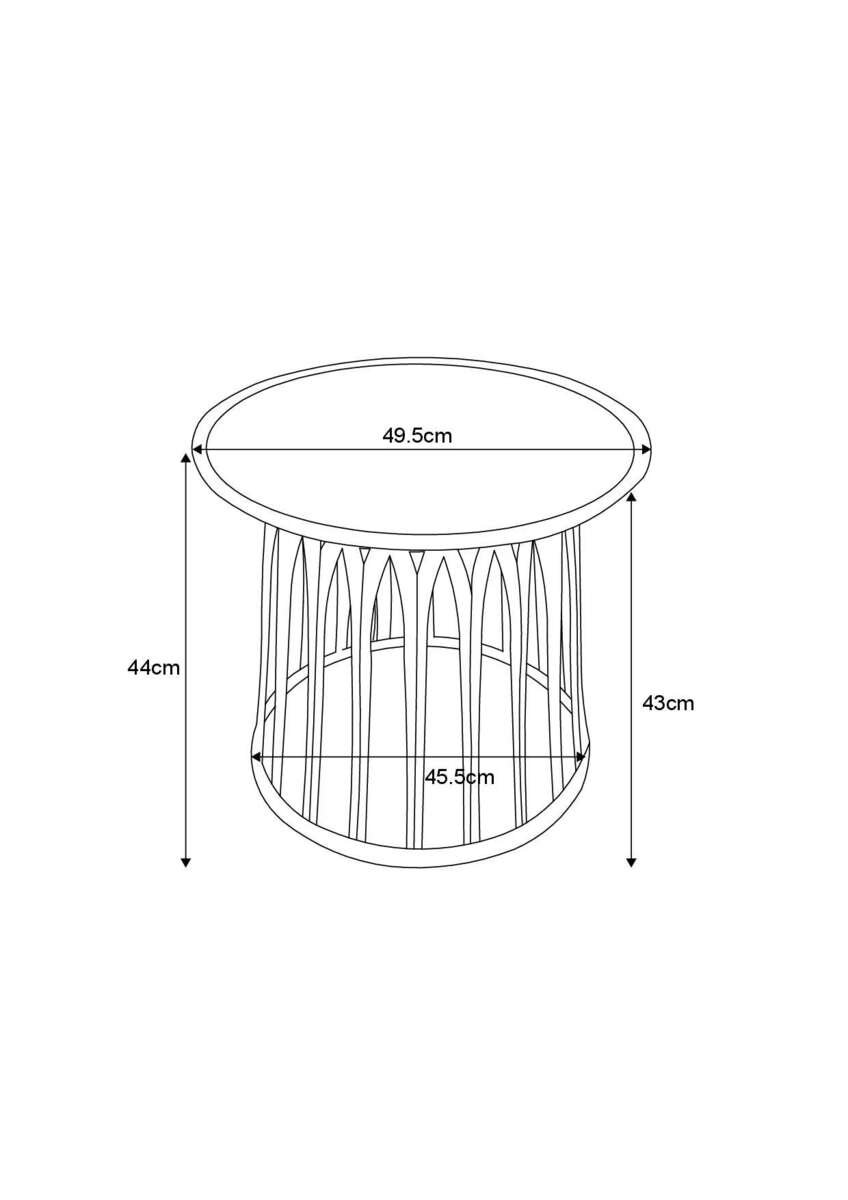 Bohem Ulvøya bord/skammel