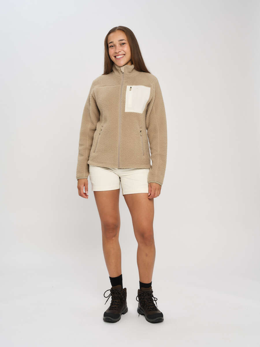 Skogstad Hjertås sherpa fleecejakke dame