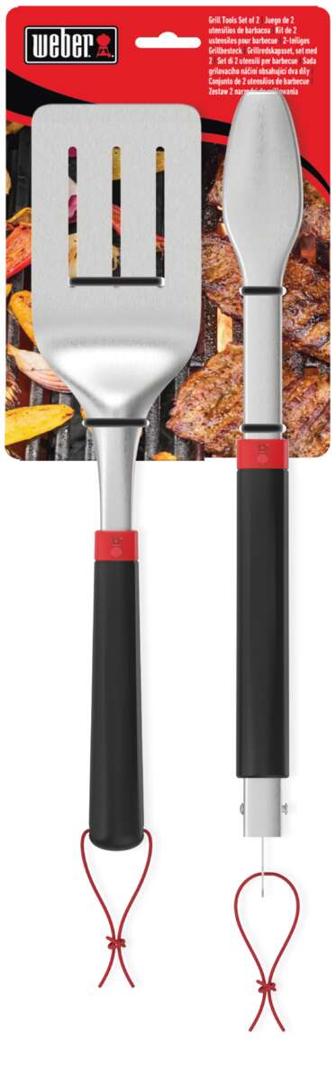 Weber sett med grilltang og grillspade