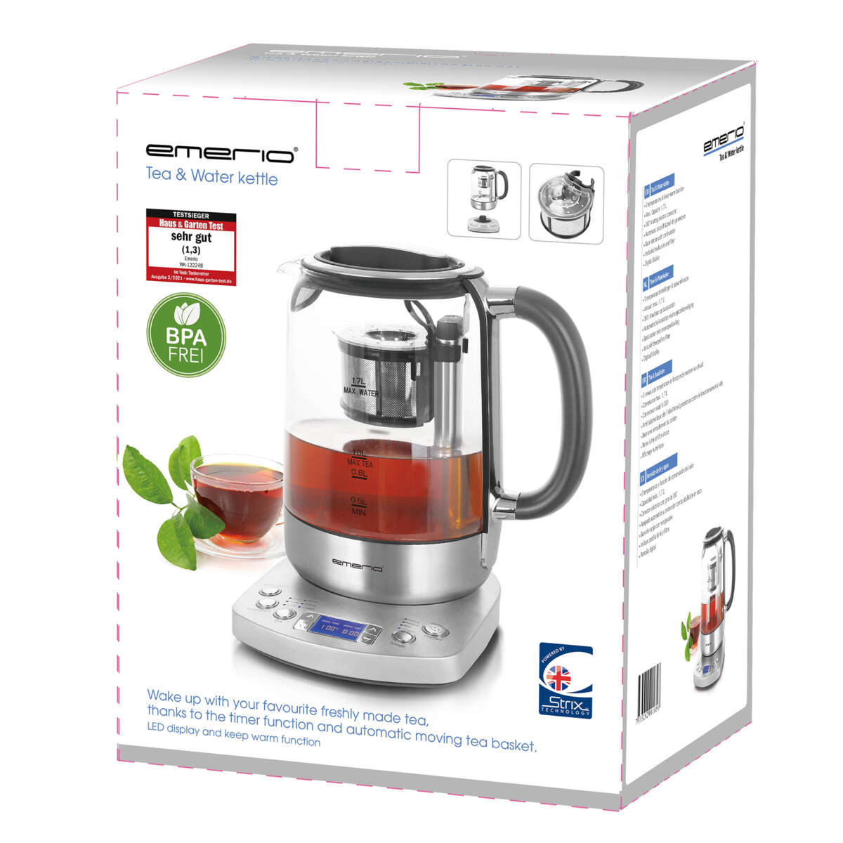 Emerio WK-122248 vann og tekoker