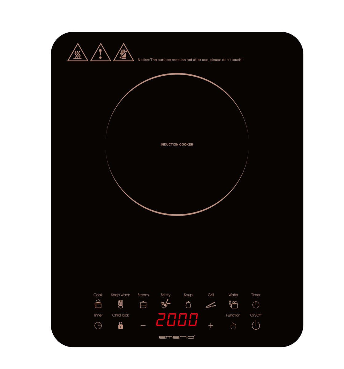 Emerio IP-130373 induktionsplatta