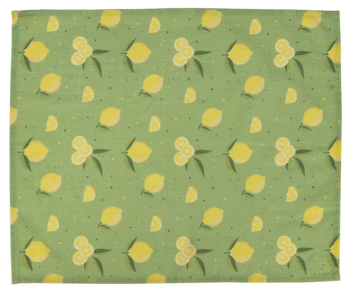 Kjøkkenhåndkle Sitron 2 pk