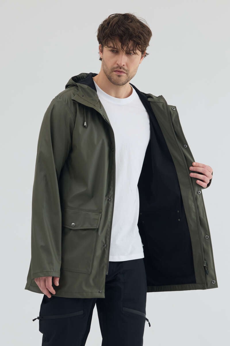 Northpeak Tvindefossen regnjakke herre