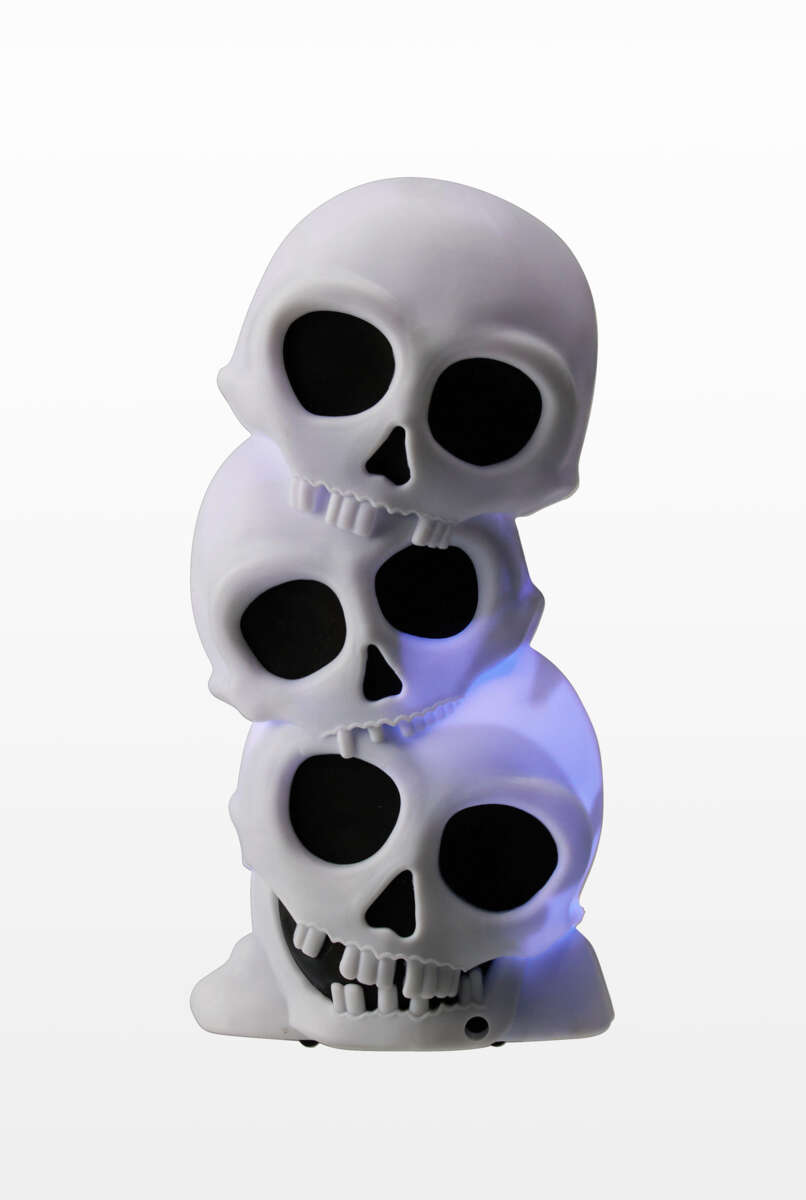 Halloween hodeskaller med LED-lys