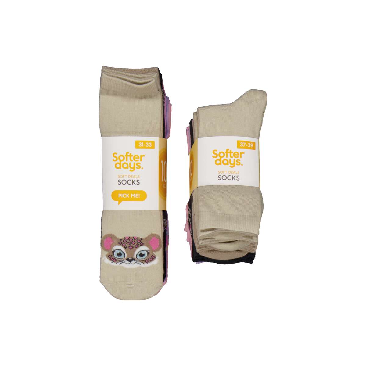Softer days sokker 10pk barn