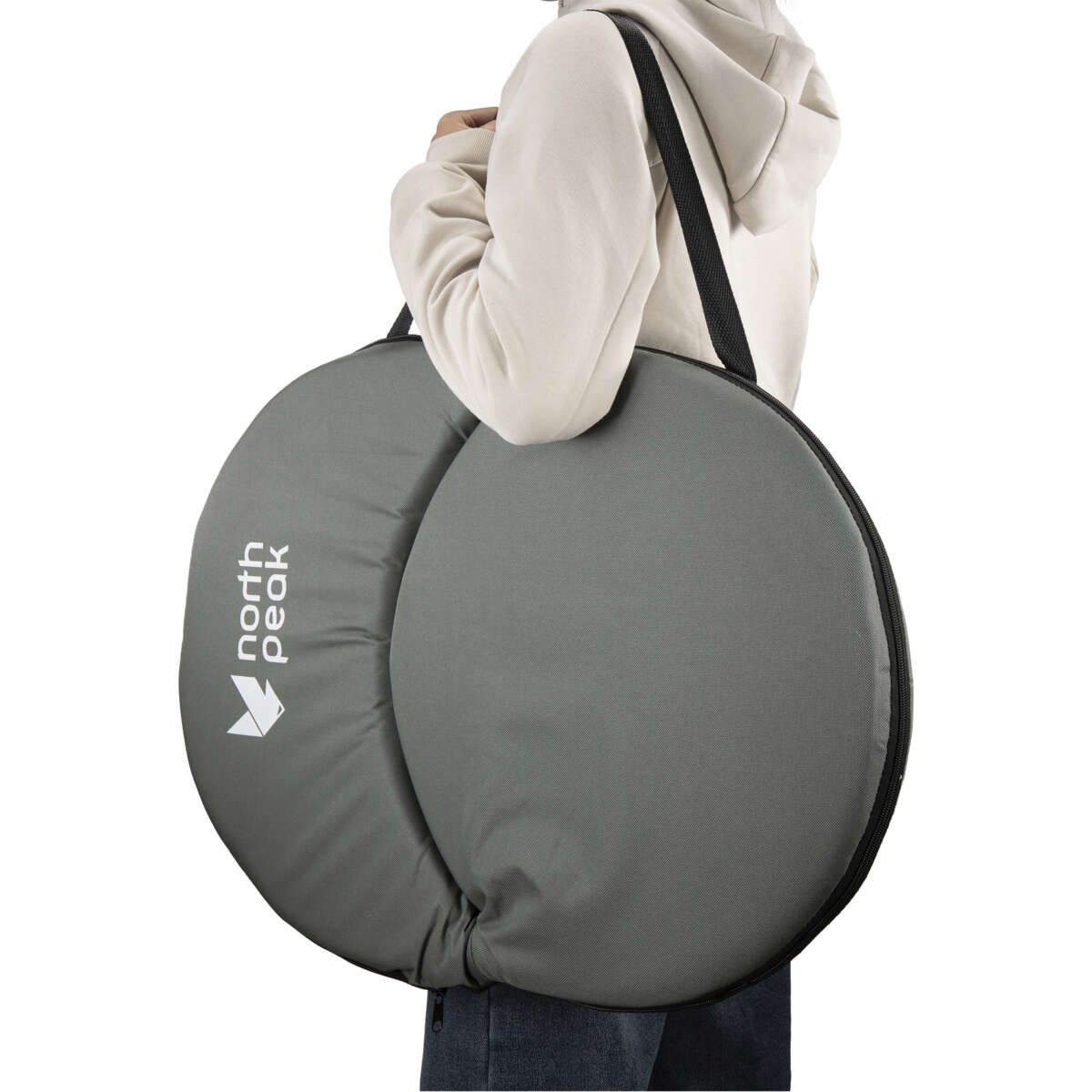 North Peak sittepute m/rygg regulerbar