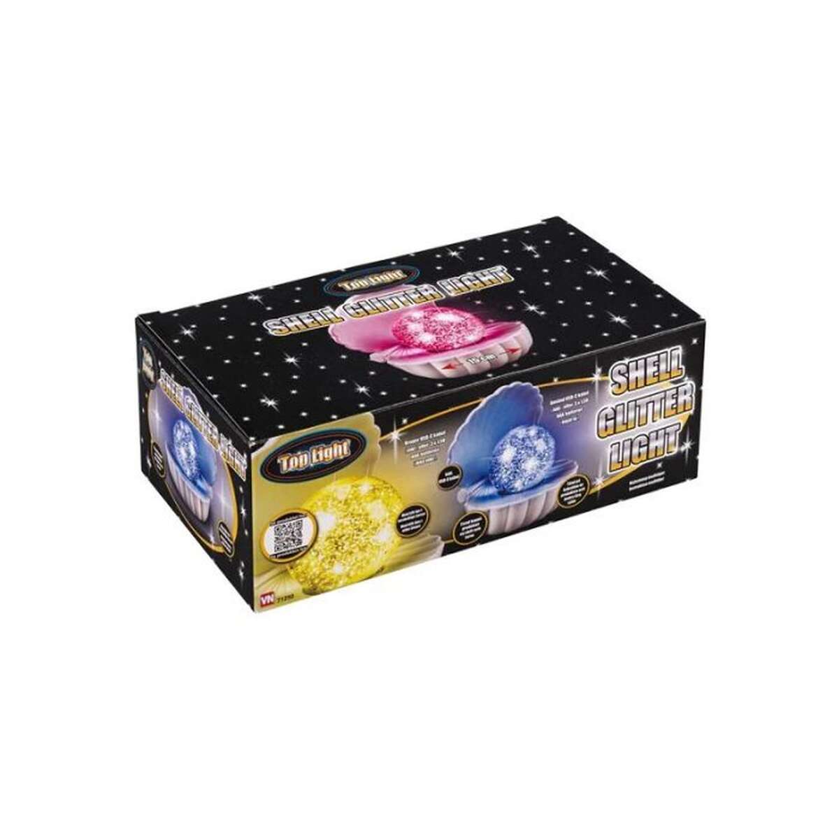 Top lIght skjell glitterlampe