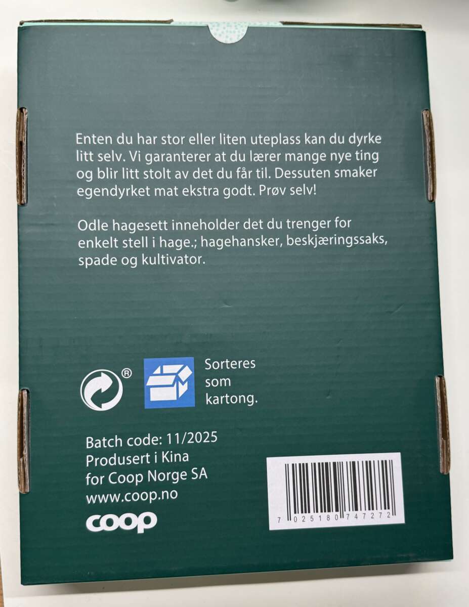 Odle Sitron hageredskap 4-deler