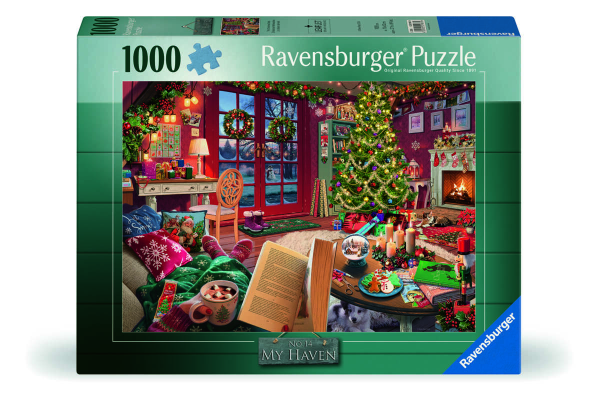 Ravensburger Puzzle Julehytte puslespill