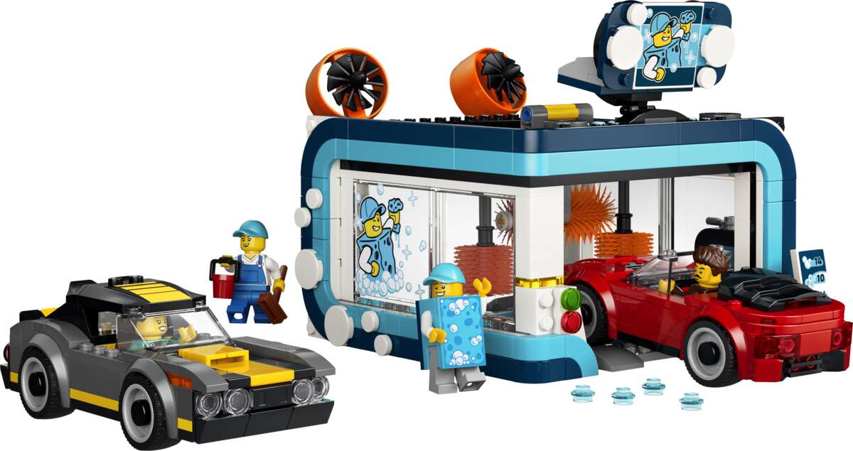 LEGO® City Bilvask med biler 60497
