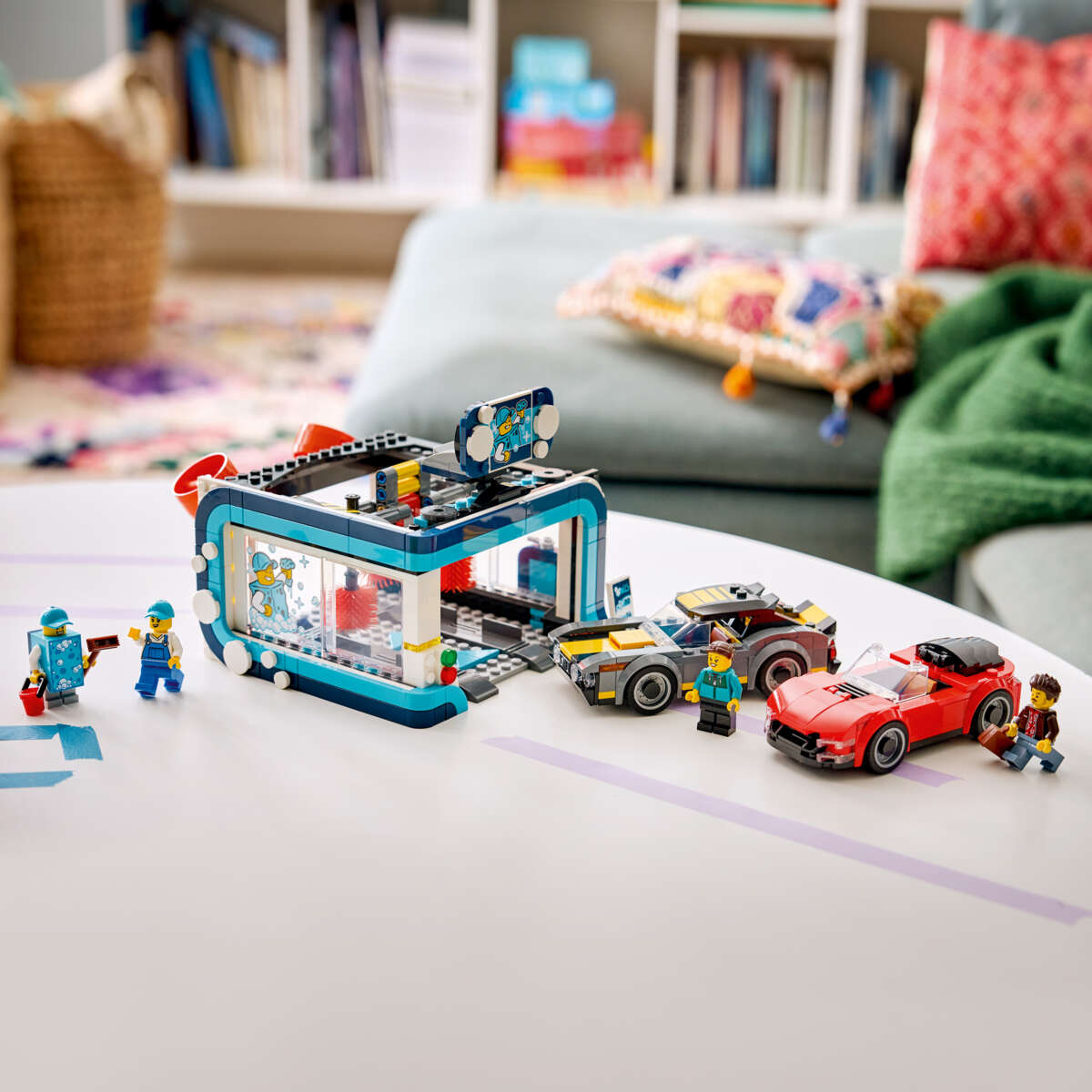 LEGO® City Bilvask med biler 60497