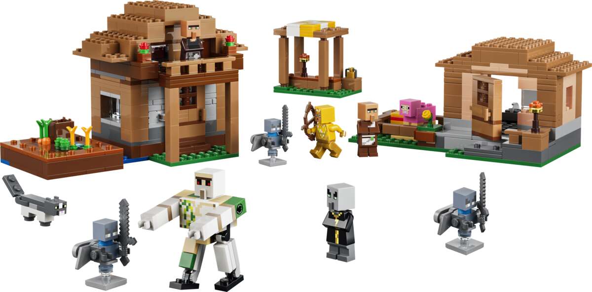 LEGO® Minecraft® Angrepet på åndemanerlandsbyen 21596