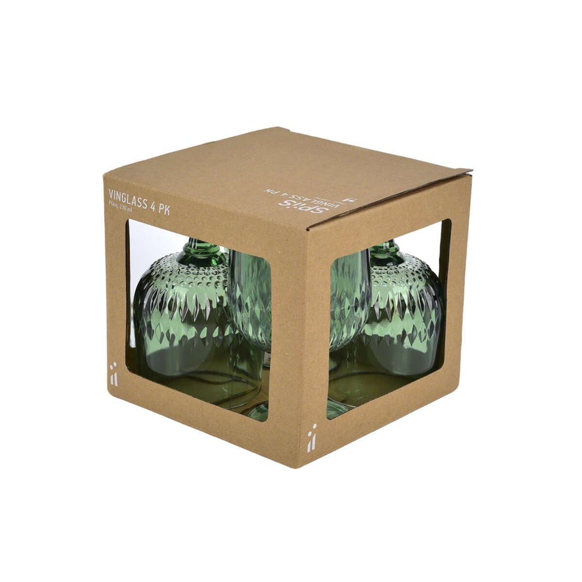 SPiiS plastvinglass 4 pk