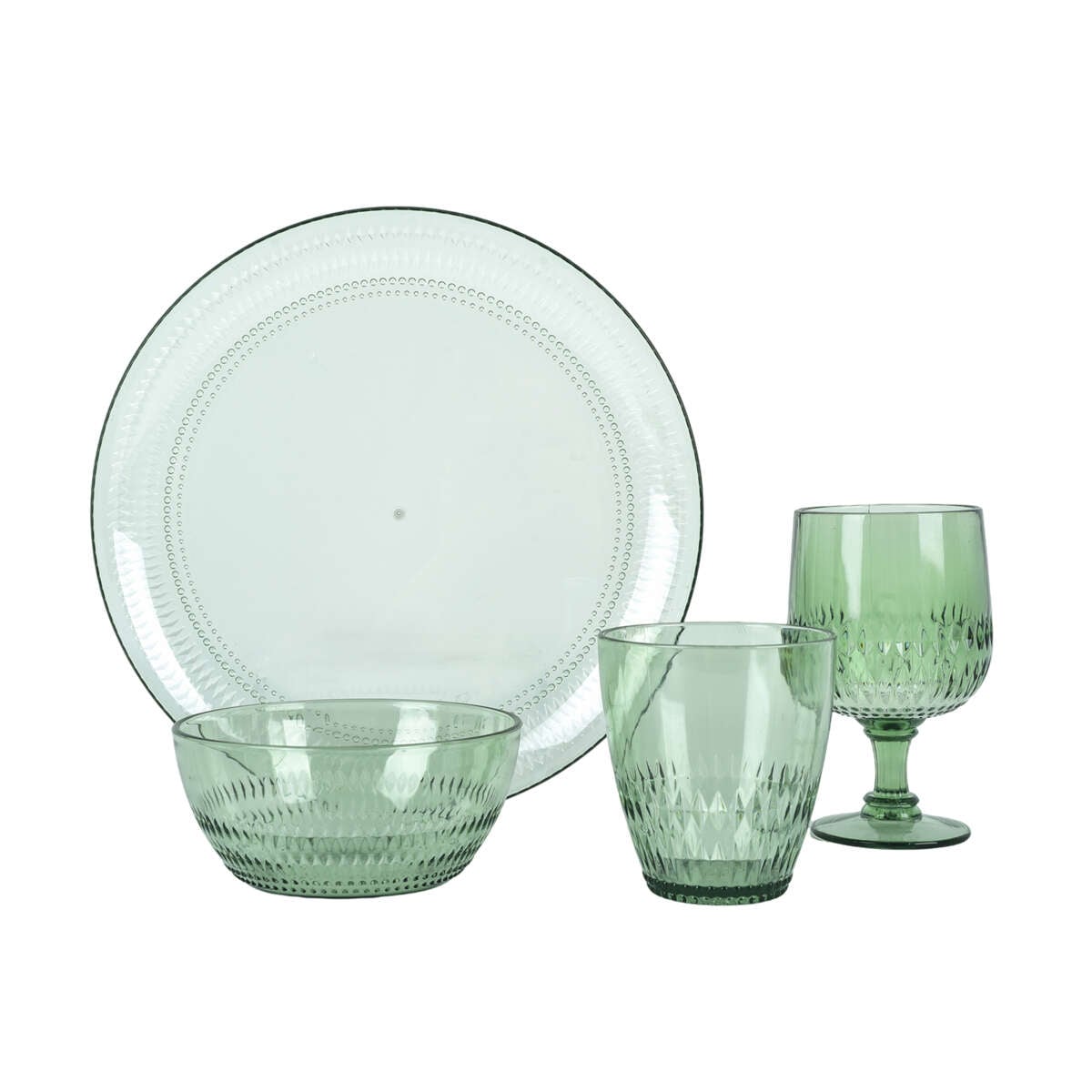 SPiiS plastvinglass 4 pk