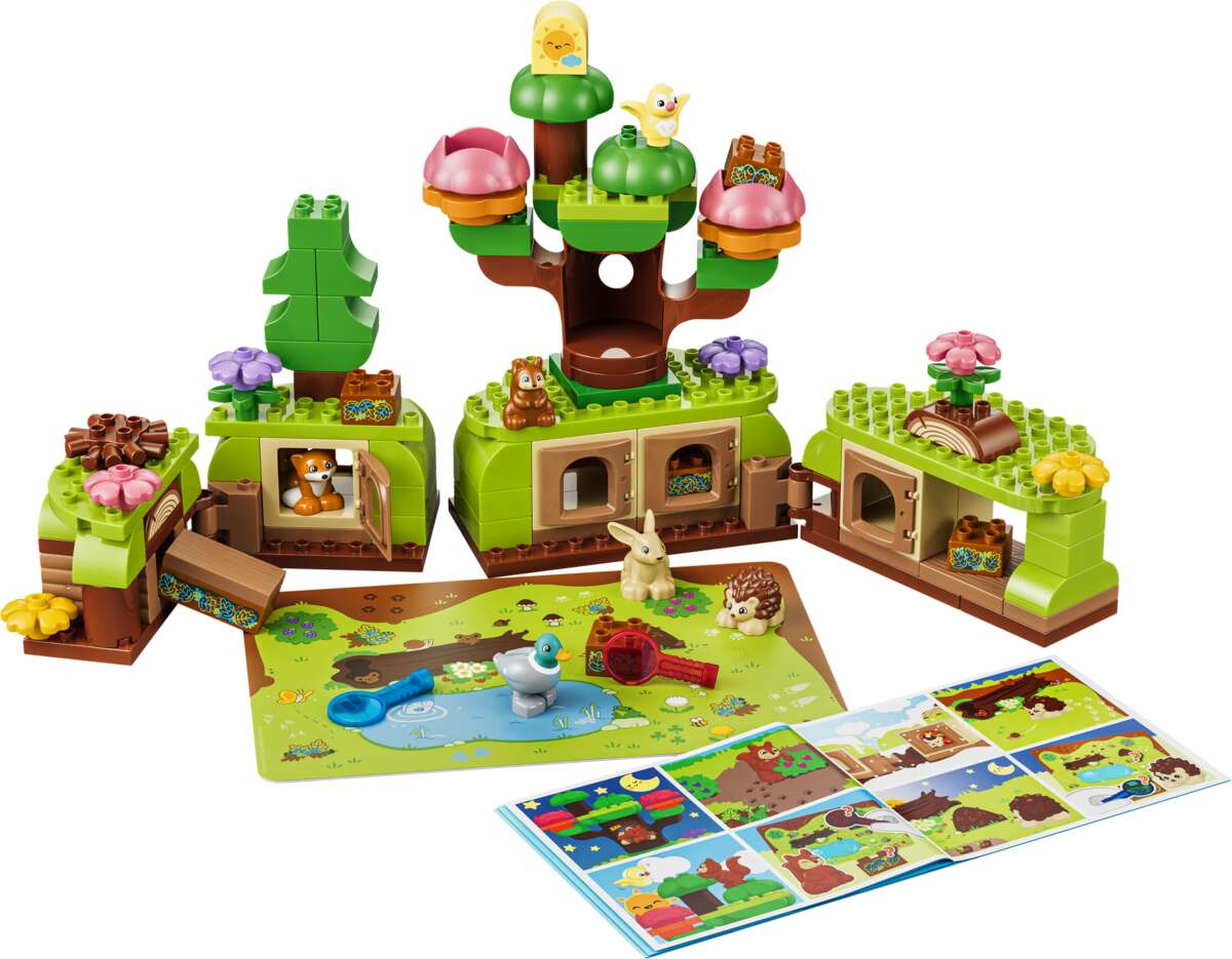 LEGO® DUPLO® Spennende skog med ville dyr 10480
