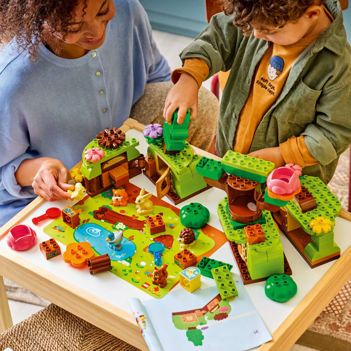 LEGO® DUPLO® Spennende skog med ville dyr 10480