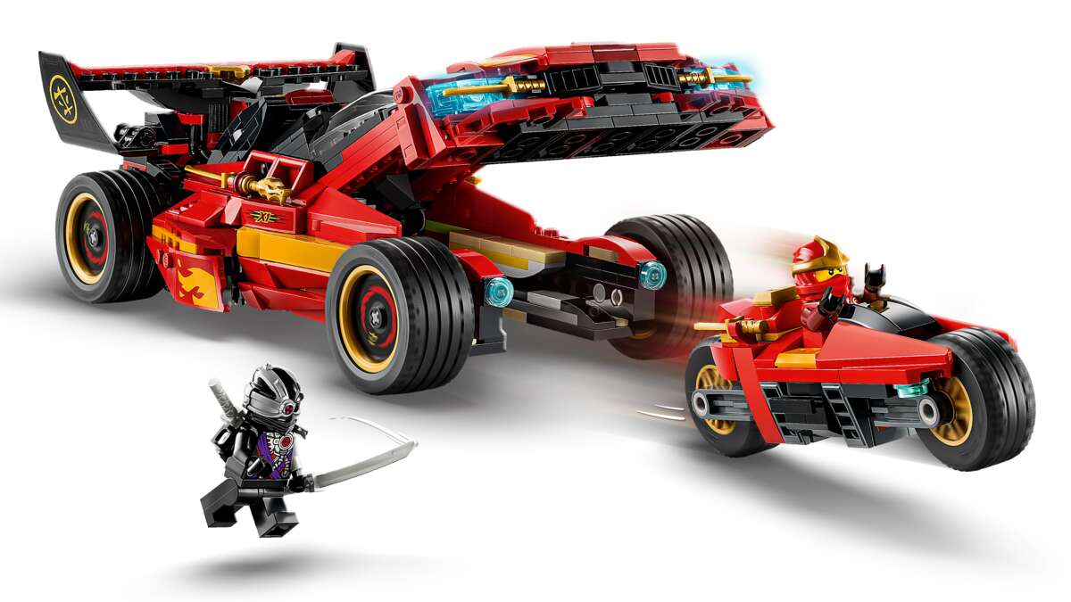 LEGO® NINJAGO® 15-årsjubileumsutgaven av Kais X-1 ninjabil 71867