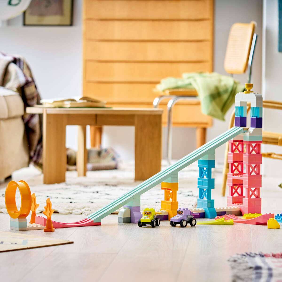 LEGO® DUPLO® Town 3-i-1 Kreative ramper med biler 10478
