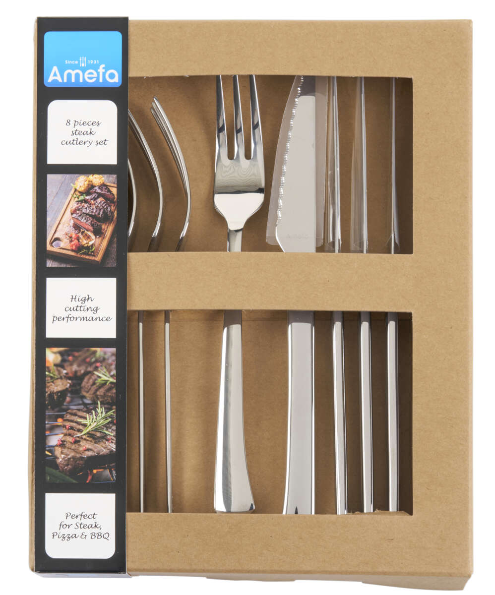 Amefa Chuletero biffbestikk 8 deler