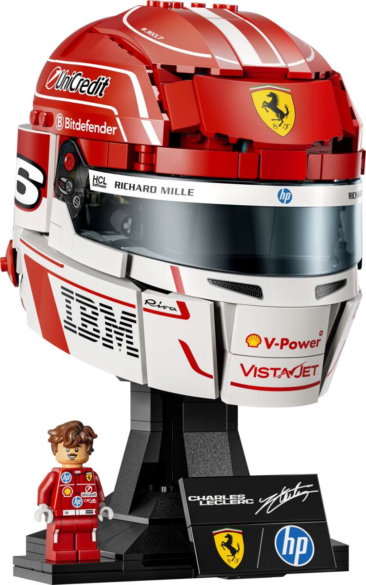 LEGO® Editions Formula 1 Scuderia Ferrari HP Charles Leclerc hjelm 43014