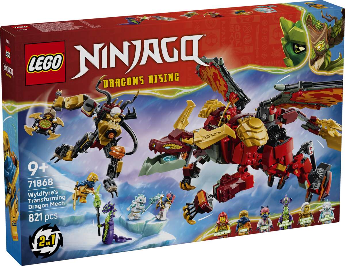 LEGO® NINJAGO® Wyldfyres forvandlingsdragerobot 71868