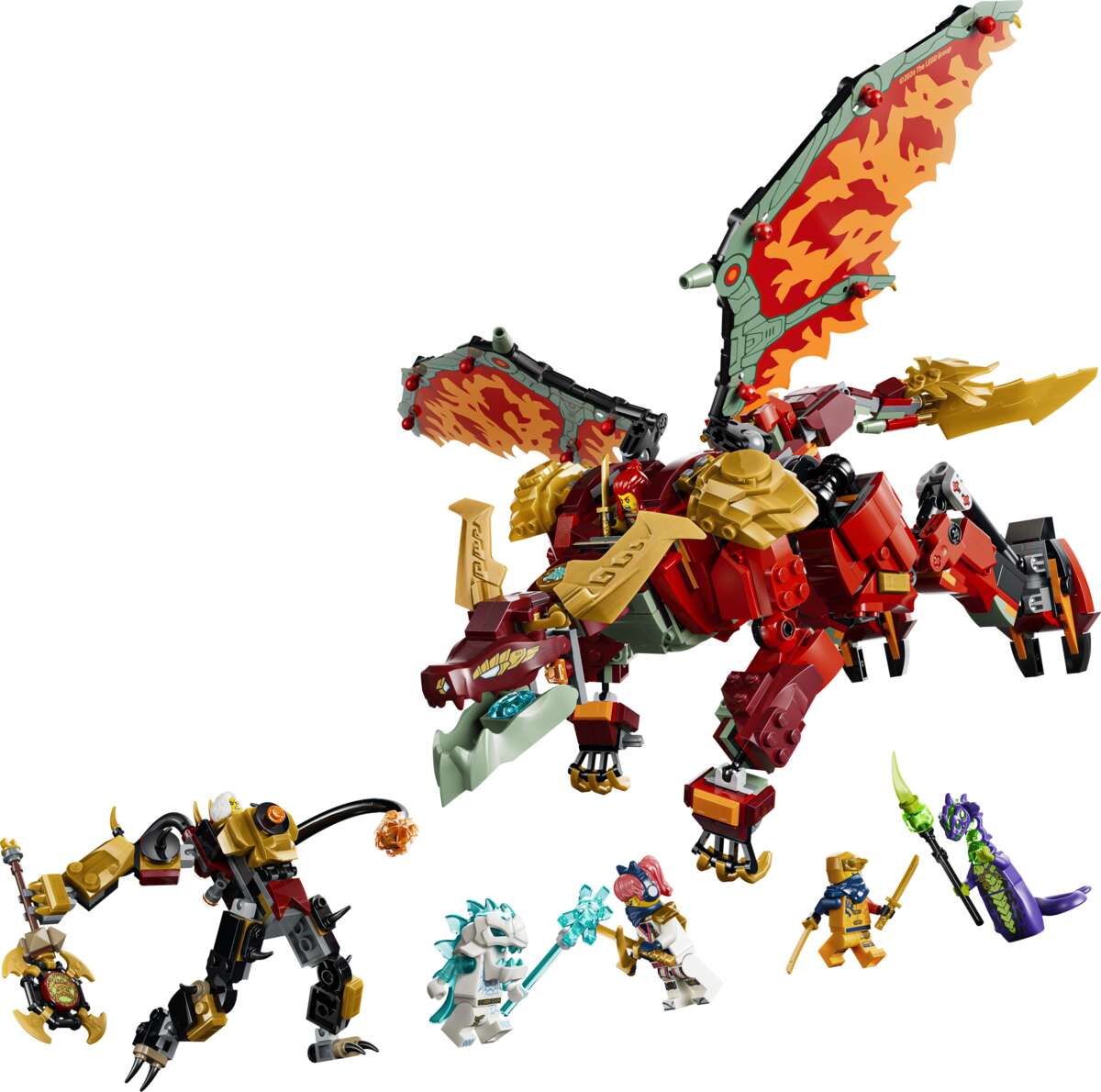LEGO® NINJAGO® Wyldfyres forvandlingsdragerobot 71868