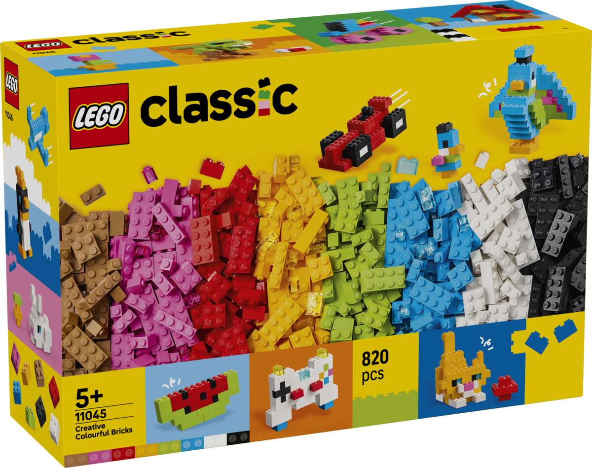 LEGO® Classic Kreativitetssett med fargerike klosser 11045