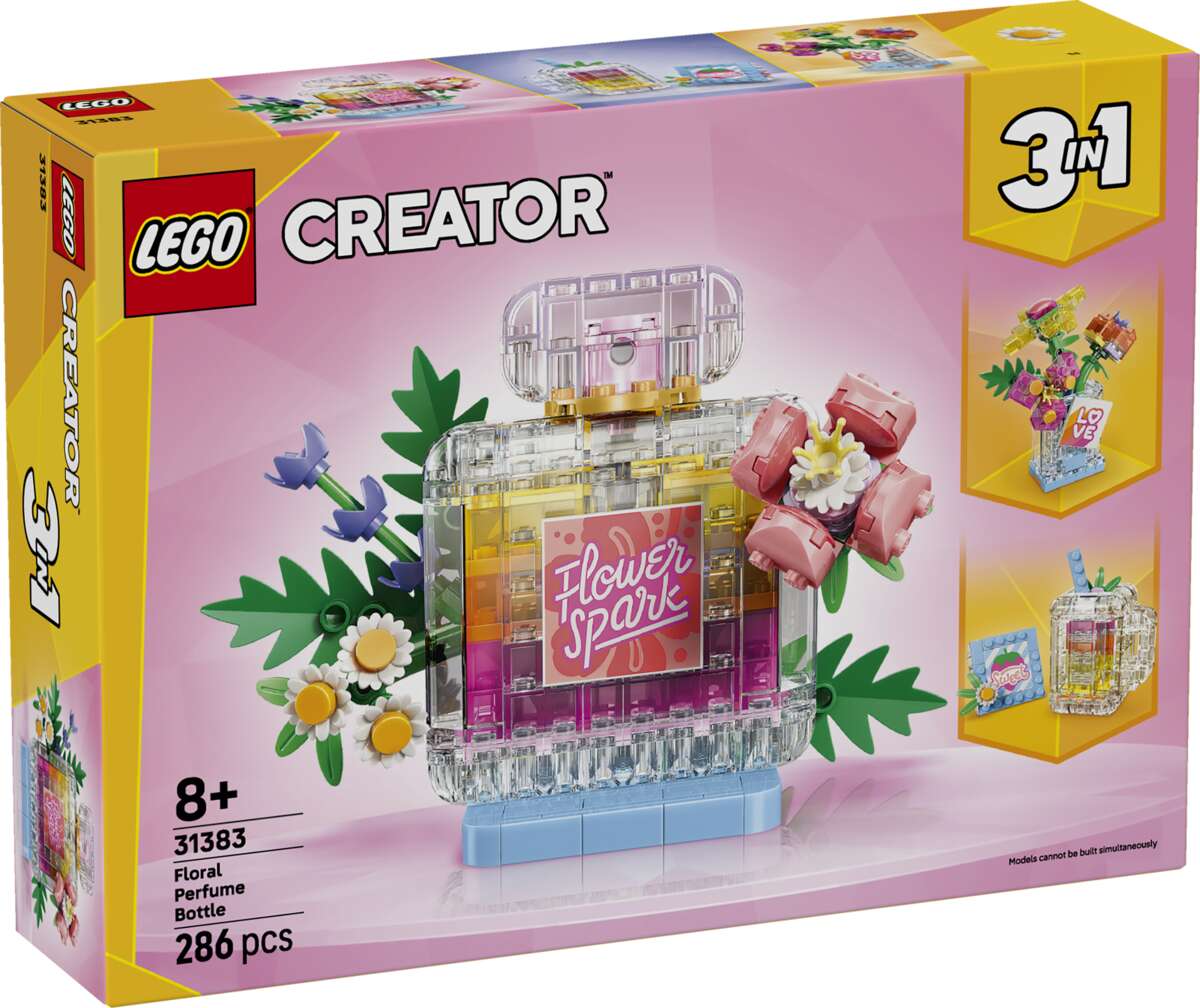 LEGO® Creator 3-i-1 Parfymeflaske med blomsterdekor 31383
