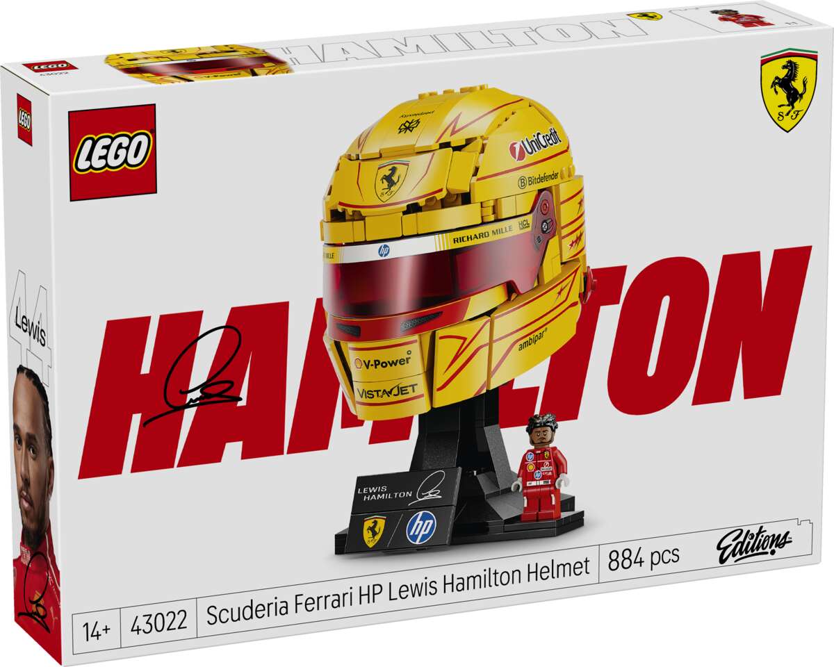 LEGO® Editions Formula 1 Scuderia Ferrari HP Lewis Hamilton hjelm 43022