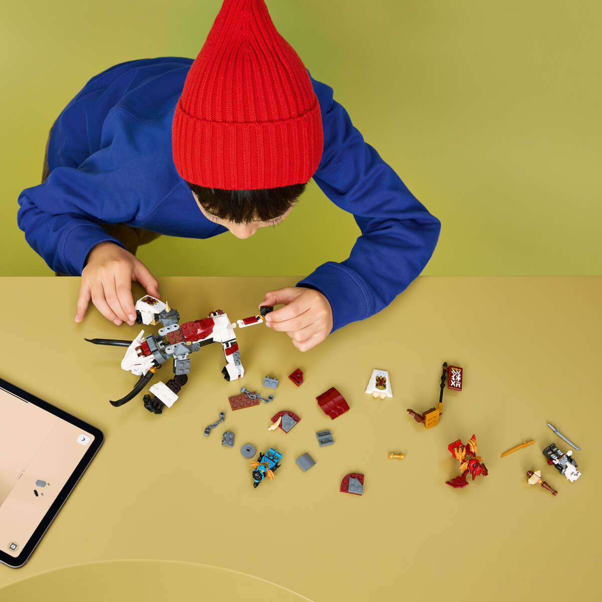LEGO® NINJAGO® Zilvar med monsterdragen Grimtak 71863