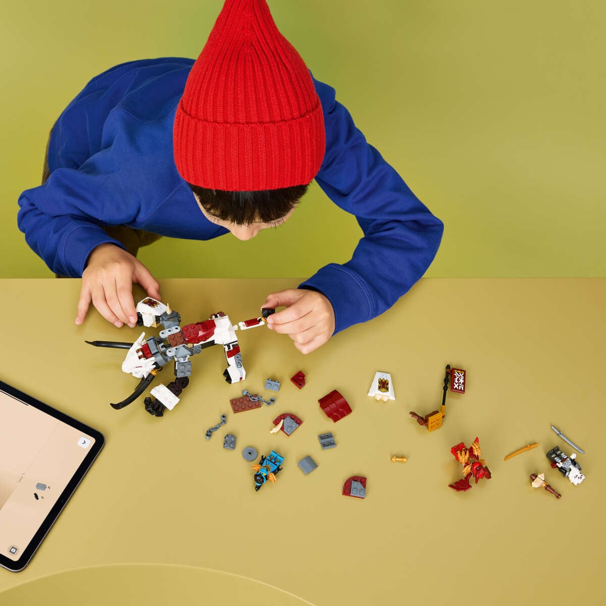 LEGO® NINJAGO® Zilvar med monsterdragen Grimtak 71863
