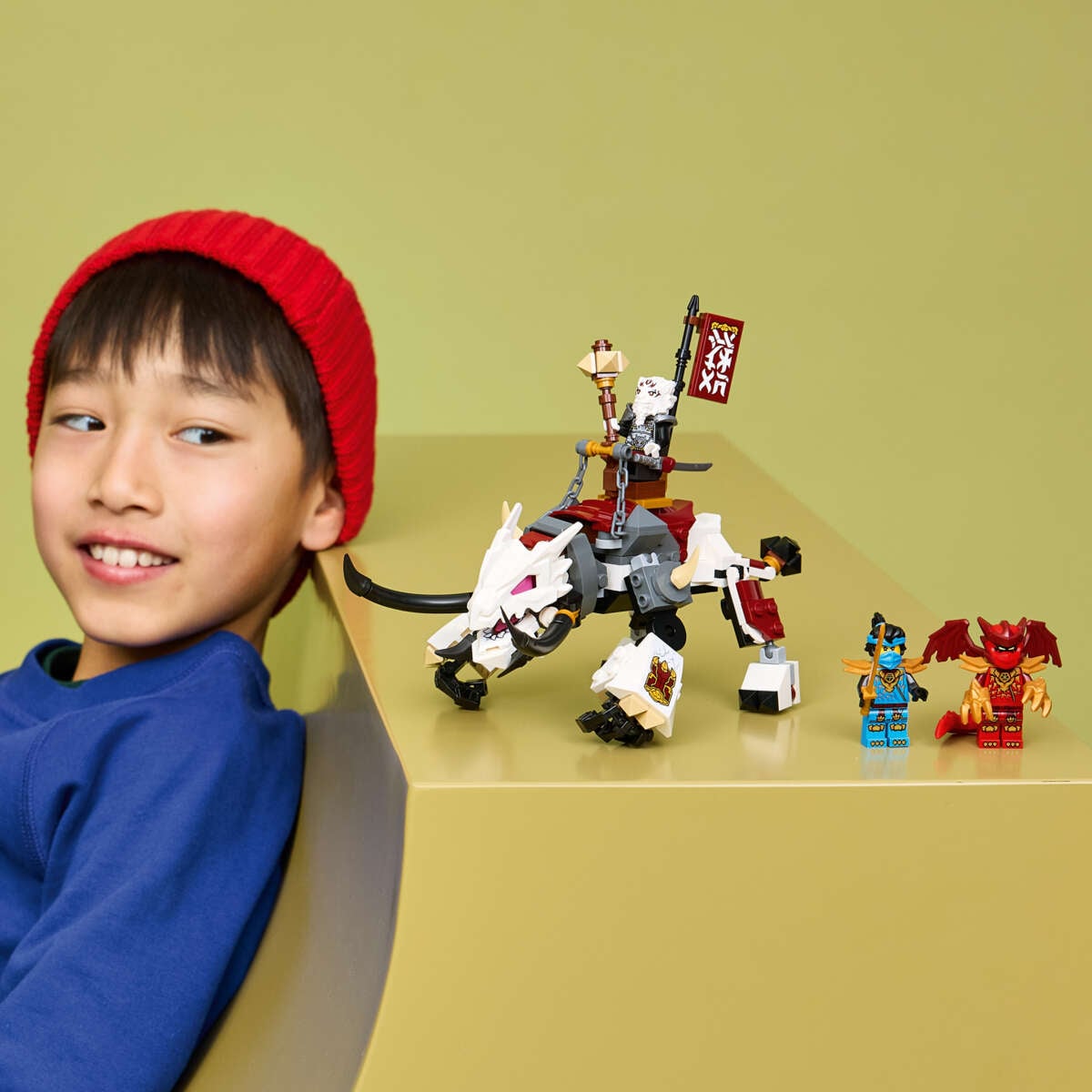 LEGO® NINJAGO® Zilvar med monsterdragen Grimtak 71863
