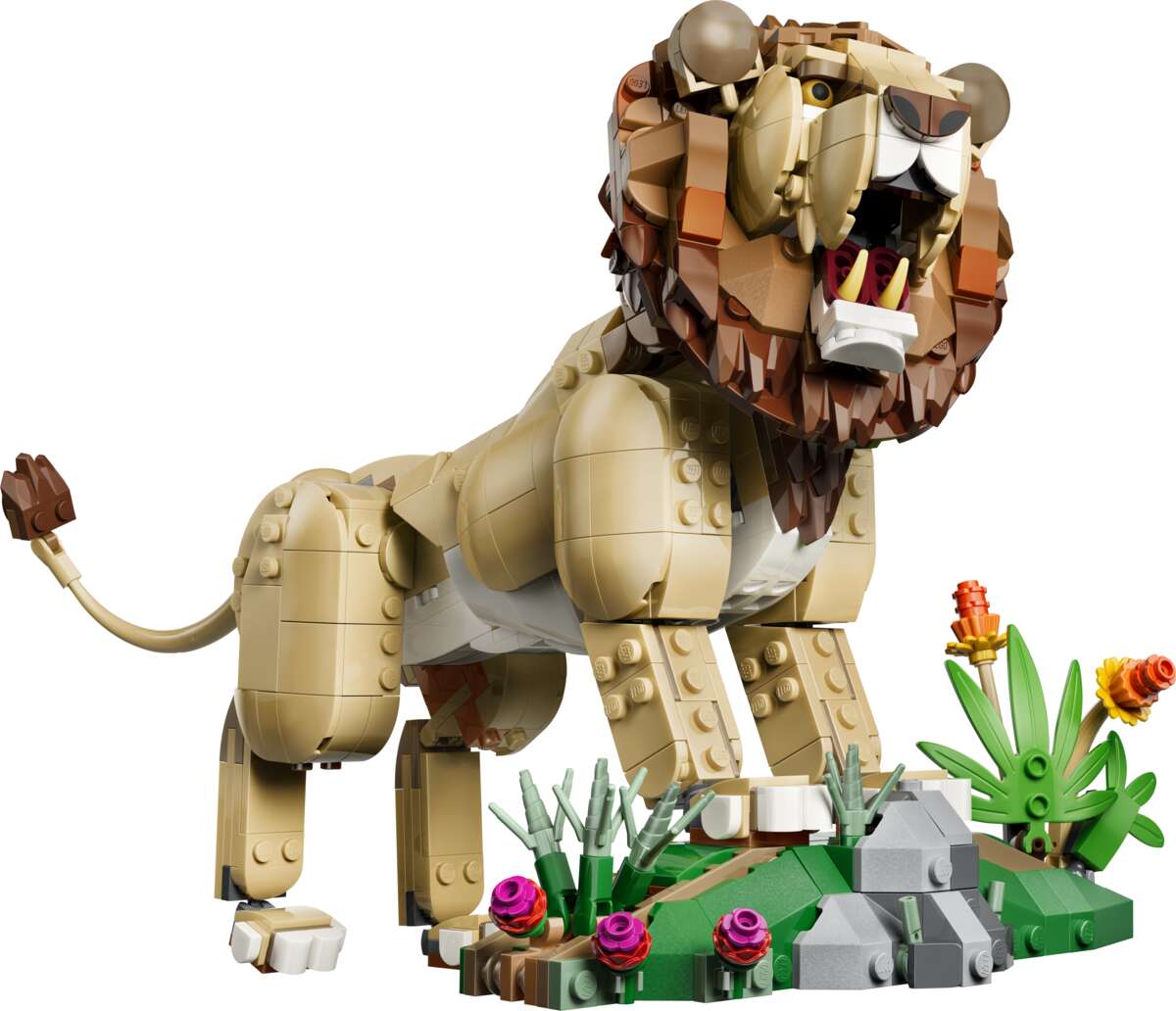 LEGO® Creator 3-i-1 Ville dyr: Majestetisk løve 31386