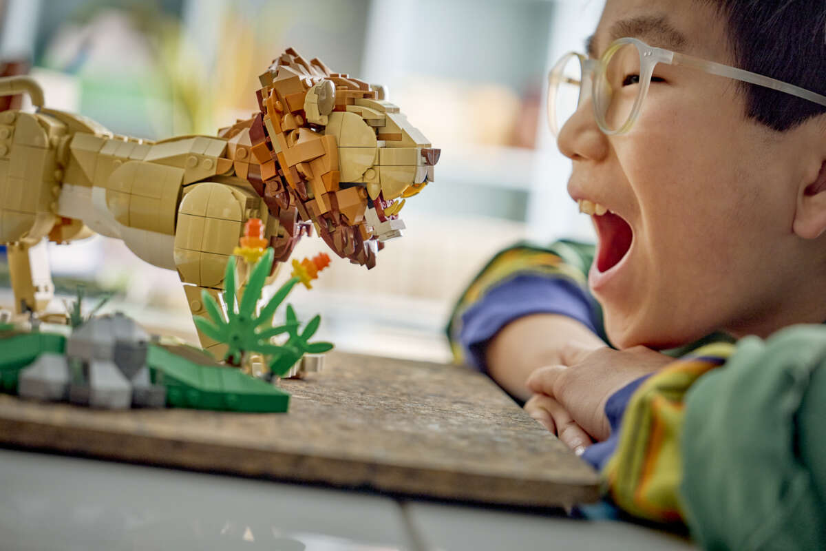 LEGO® Creator 3-i-1 Ville dyr: Majestetisk løve 31386