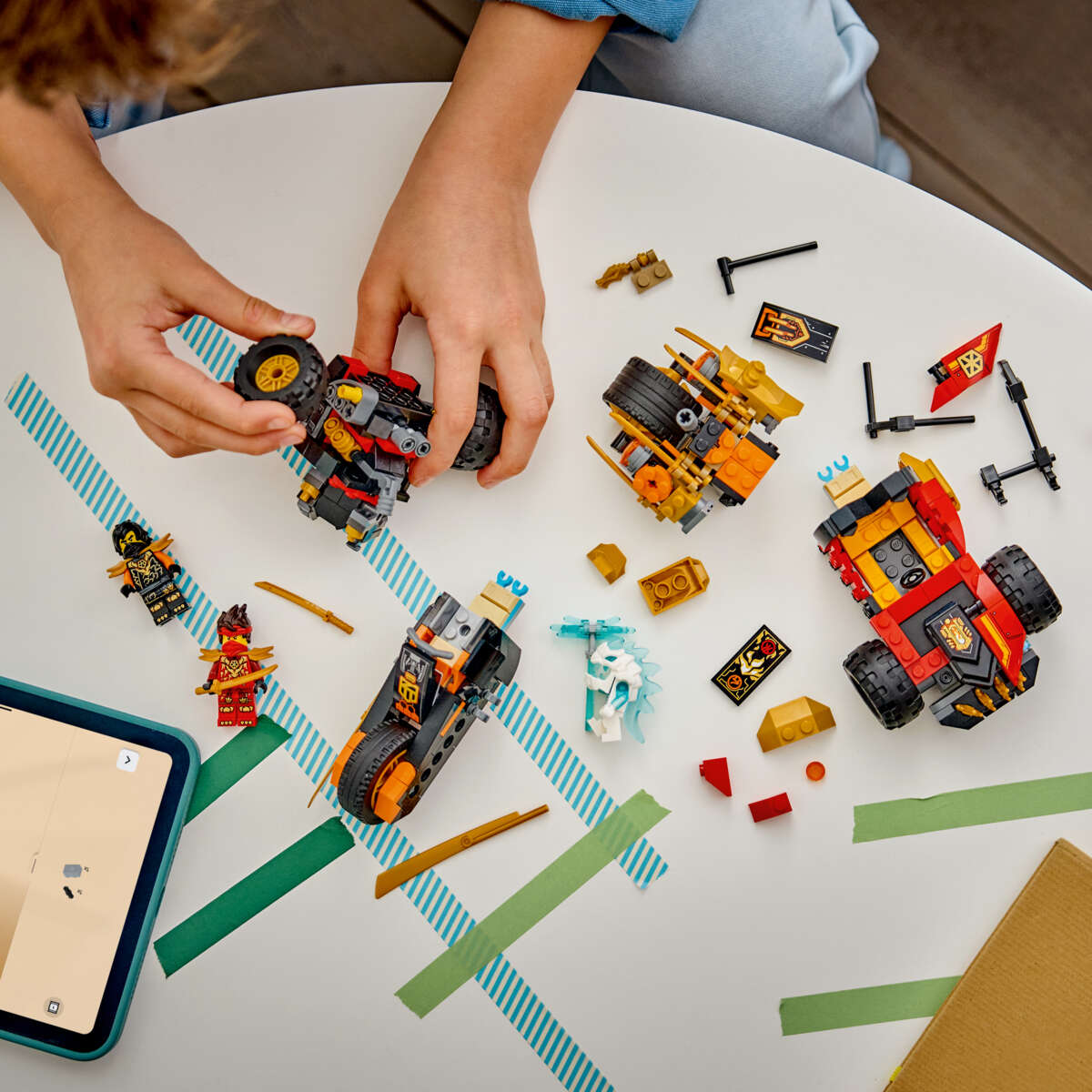 LEGO® NINJAGO® Kai og Coles kombokjøretøy 71864