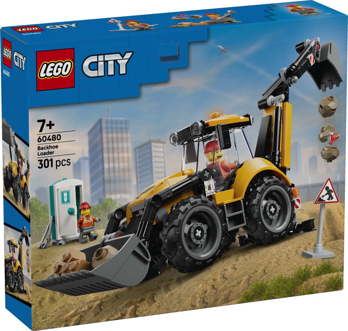 LEGO® City Gul traktorgraver 60480