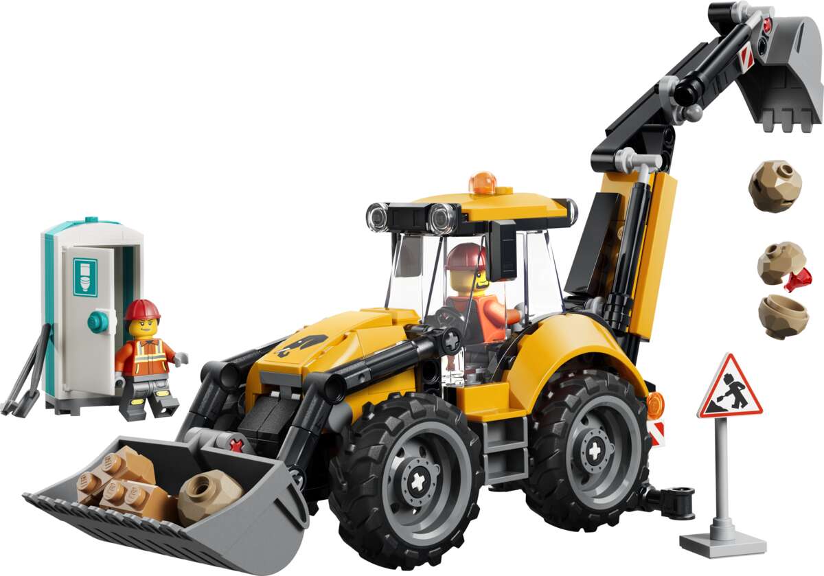 LEGO® City Gul traktorgraver 60480
