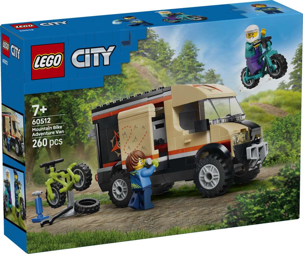LEGO® City LEGO® City Van med terrengsykler 60512