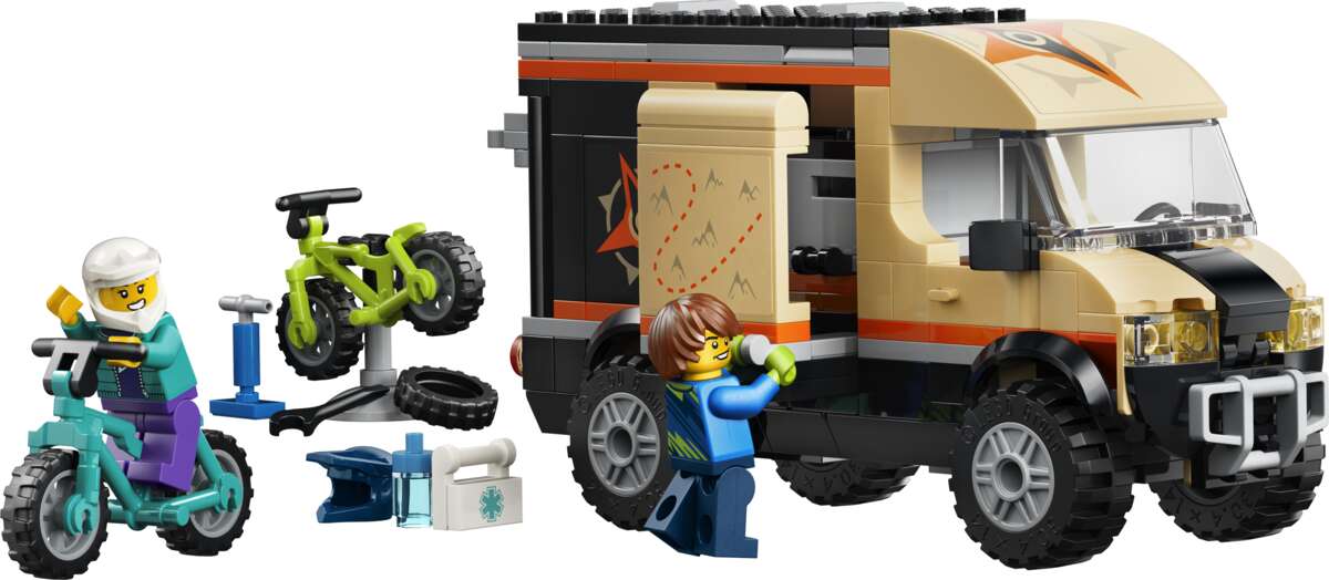 LEGO® City LEGO® City Van med terrengsykler 60512
