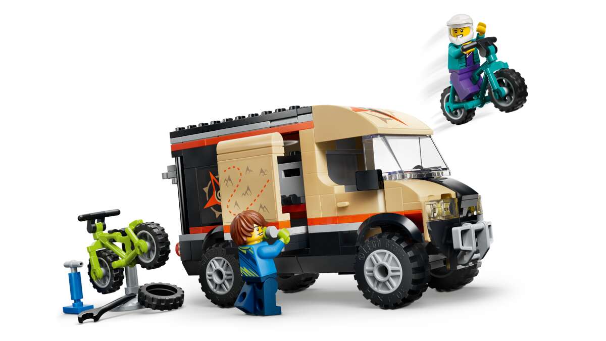 LEGO® City LEGO® City Van med terrengsykler 60512
