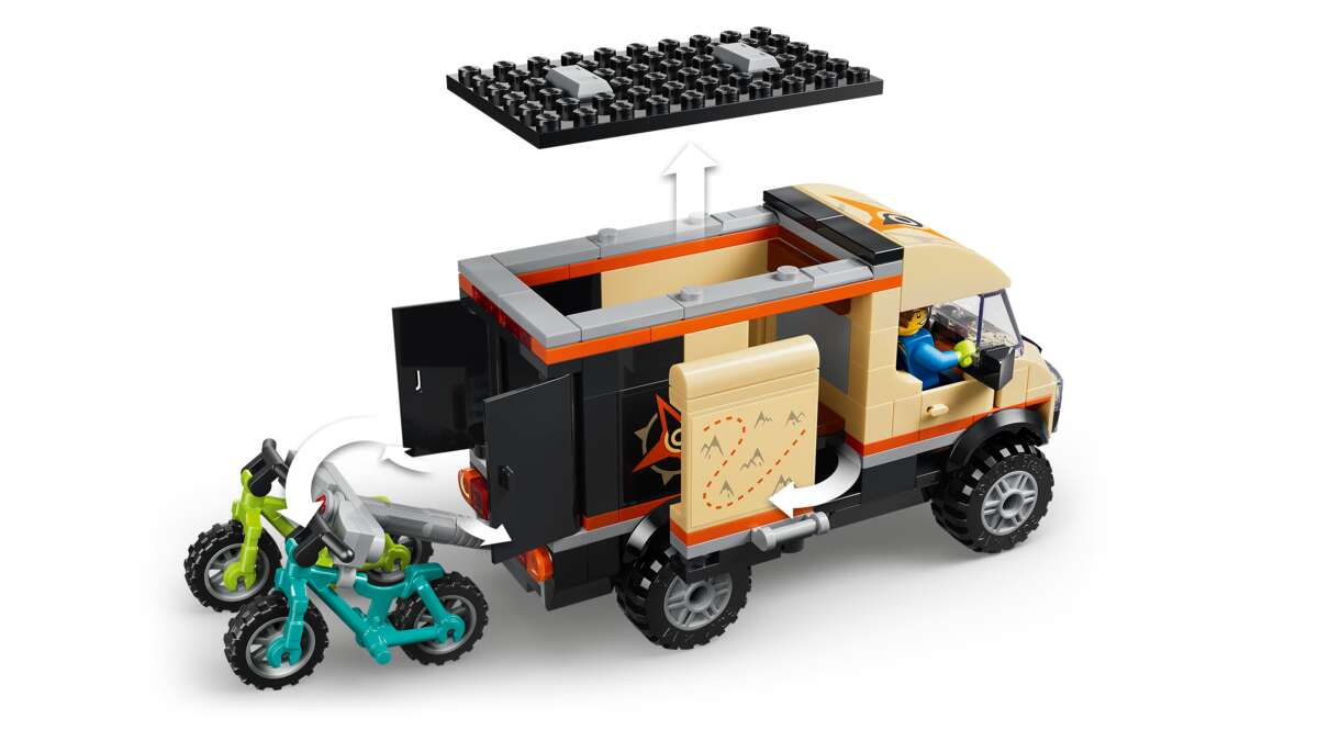LEGO® City LEGO® City Van med terrengsykler 60512
